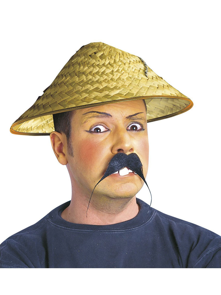 Sombrero riesengroß 80cm bunt oder natur Mexikaner Strohhut Partyhut