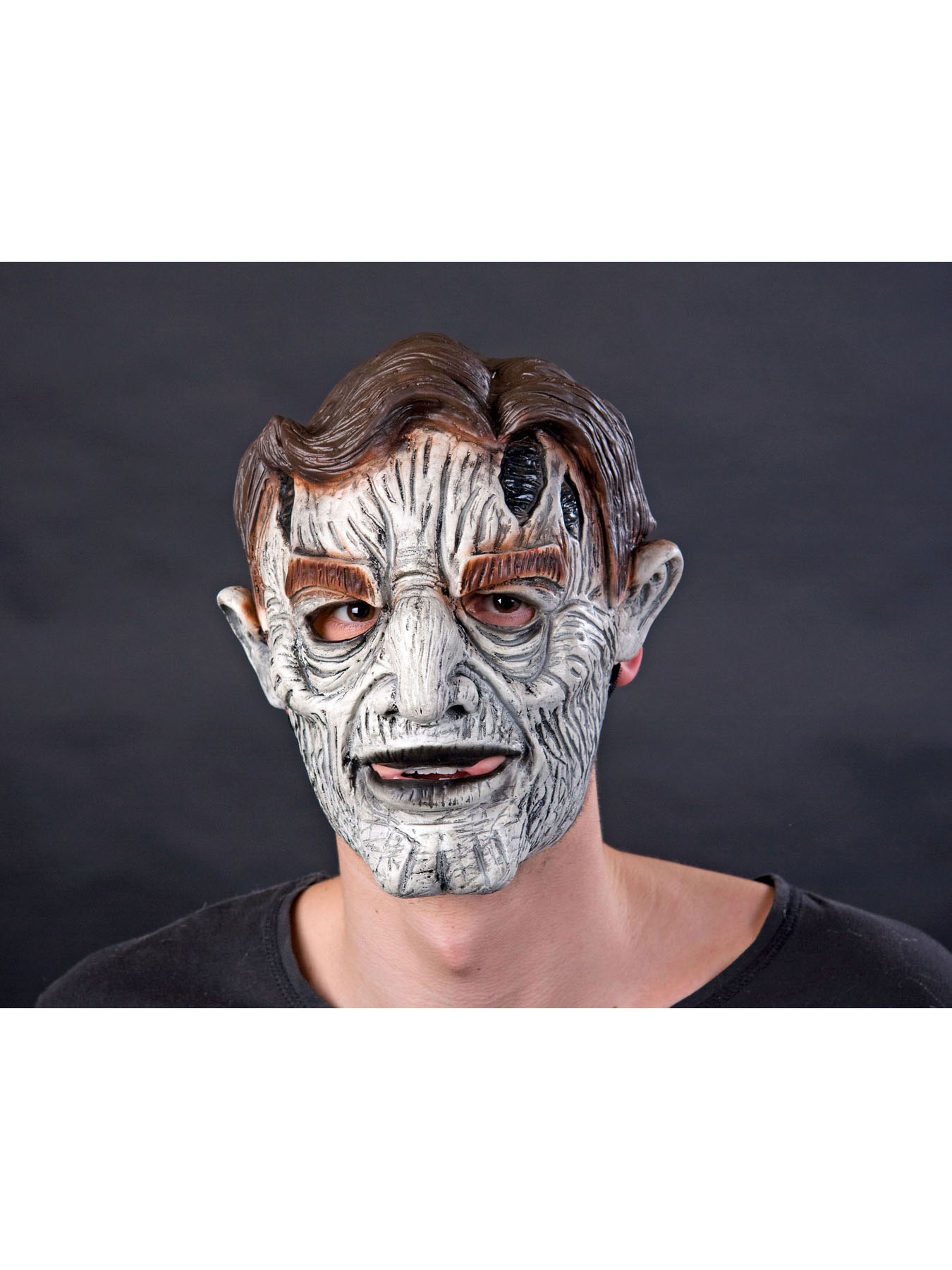 Grusel Maske /"Gesicht 21/" natur Halloween Schocker
