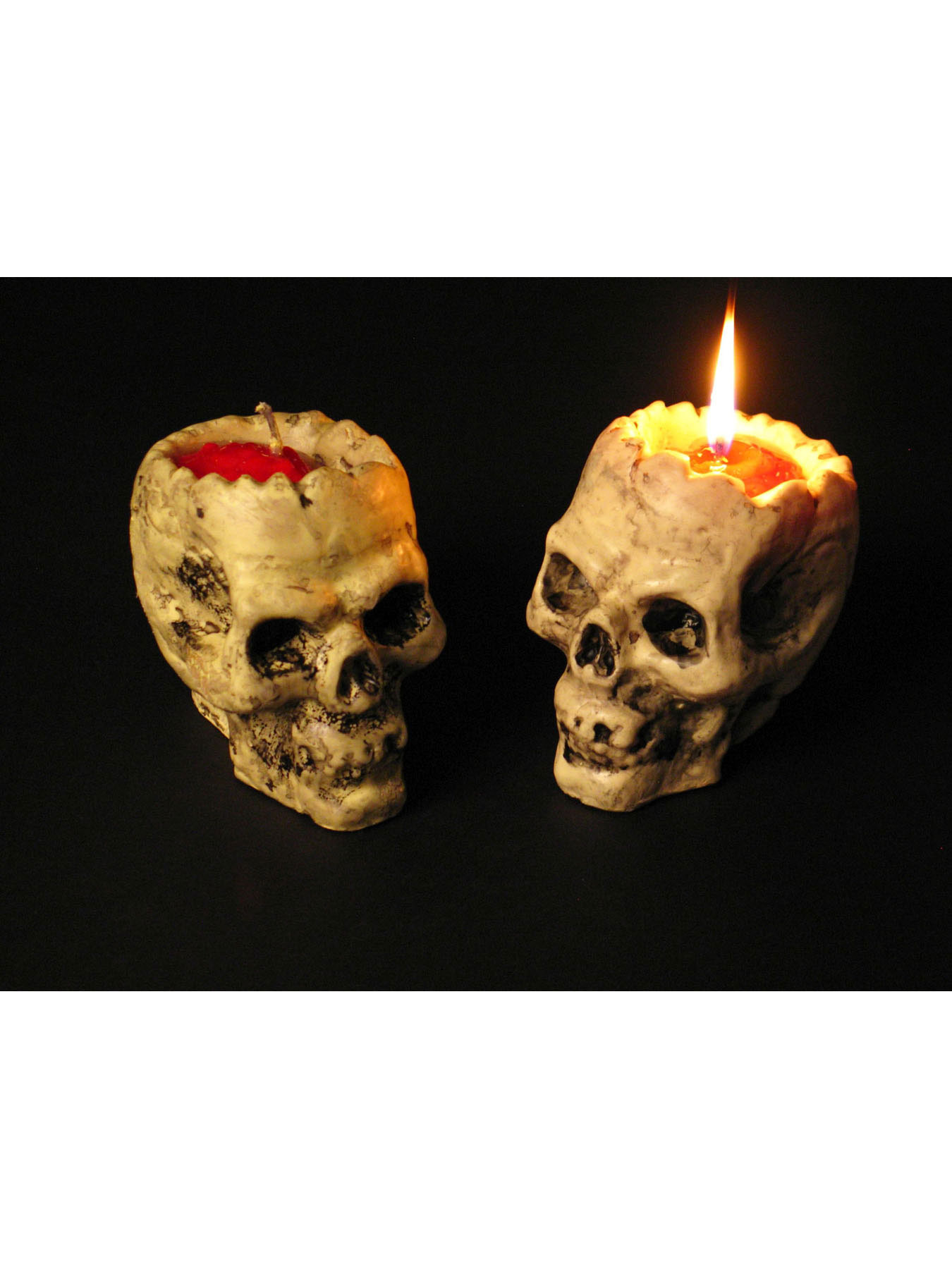 19cm Kerze wird zum Aschenbecher Halloween