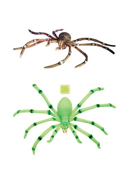 Riesen Kugelspinne schwarz 35 cm sehr markant Deko Halloween