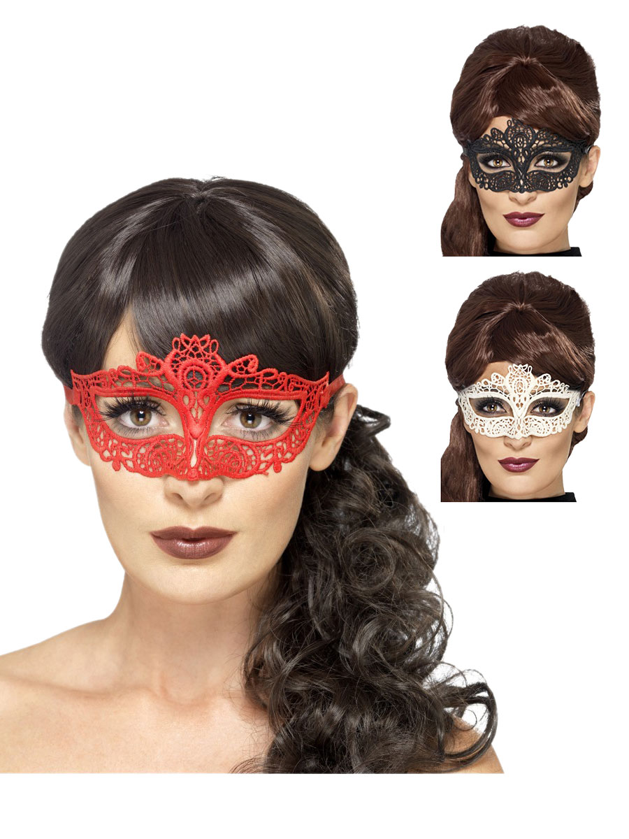 12x Maske Augenmaske Venezia Glitter Violett Fasching Maskenball